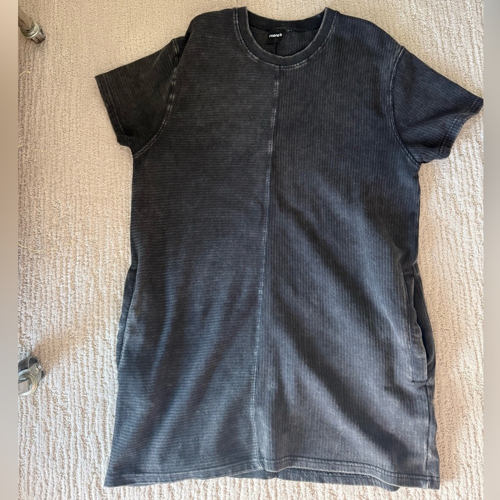 Mono B Mineral Wash T-shirt dress